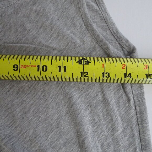 Tara By Vince Camuto Heather Gray Sleeveless High-Low Tank Top Women Size XXS - Picture 6 of 7